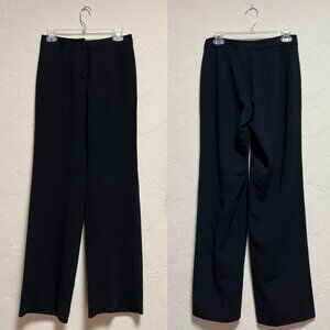 Max Mara Black Straight-Leg Formal Trousers